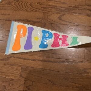 PI BETA PHI Sorority Pennant